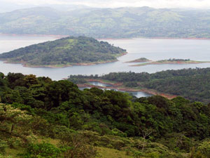 The Preserve overlooks Santa Elena Island in Lake Arenal.